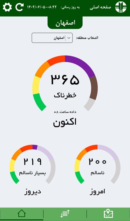 "هواشناسی امروز: نگاهی به بحران آلودگی هوای اصفهان و آثار آن بر سلامت شهروندان" 2 به روز چی | رتبه 1 مطالب جالب و خواندی
